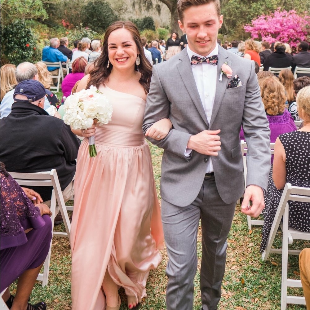 Blush formal dress